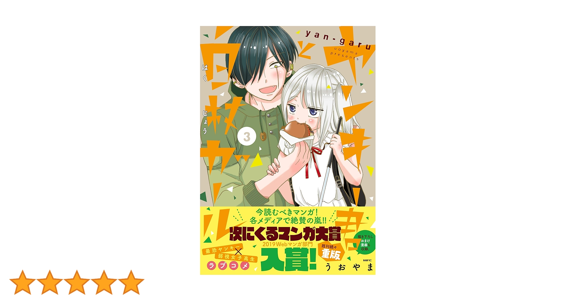 Amazon.co.jp: ヤンキー君と白杖ガール 3 (MFC) : うおやま: 本